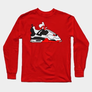 Air Jordan 4 Retro Red Cement Long Sleeve T-Shirt